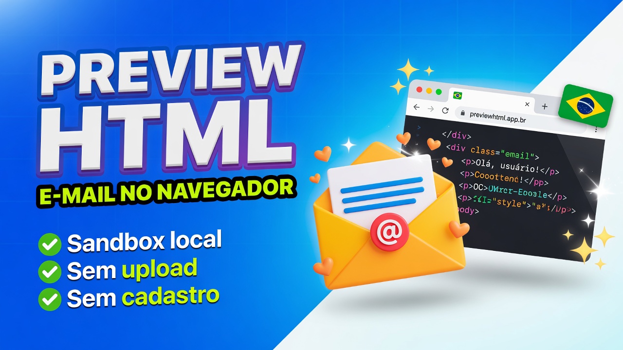 Preview HTML de E-mail Online Grátis